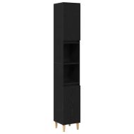 Комплект мебели за баня Монтиране на стена 3 pcs Черния дъб