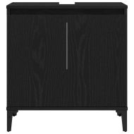 Комплект мебели за баня Монтиране на стена 3 pcs Черния дъб