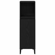 Комплект мебели за баня Монтиране на стена 3 pcs Черния дъб