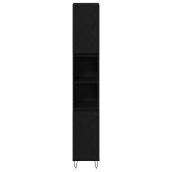 Комплект мебели за баня 3 pcs Черния дъб 30 x 30 x 190 см