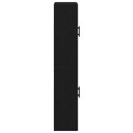 Стенно шкафче 2 pcs Черния дъб 69,5 x 34 x 90 см