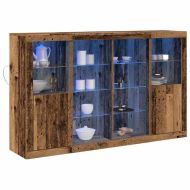 Служебен шкаф Старо дърво 163 x 37 x 100 см Инженерно дърво