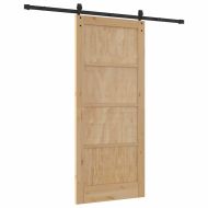 Преплъзваща се врата ORKDAL Естествено и черно 86 x 198,5 см