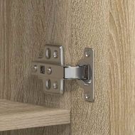 Шкаф за обувки с рафт Кафяво 80 x 35.5 x 180 см Инженерно дърво