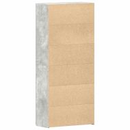 Шкаф за обувки с рафт Сив 80 x 35.5 x 180 см Инженерно дърво