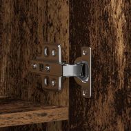 Шкаф за обувки с рафт Кафяво 80 x 35.5 x 180 см Инженерно дърво