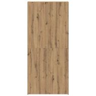 Шкаф за обувки с рафт Кафяво 80 x 35.5 x 180 см Инженерно дърво