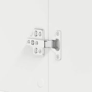 Шкаф за обувки с рафт Бяло 80 x 39 x 178 см Инженерно дърво