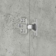 Шкаф за обувки Циментено сиво 80 x 39 x 178 см Инженерно дърво