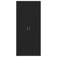 Шкаф за обувки Черния дъб 80 x 39 x 178 см Инженерно дърво