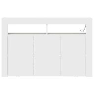 Служебен шкаф Бяло 116 x 30 x 75 см Инженерно дърво