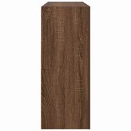 Служебен шкаф Кафяв дъб 116 x 30 x 75 см Инженерно дърво