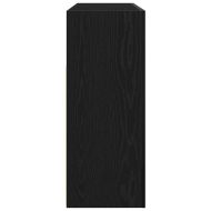 Служебен шкаф Черен дъб 116 x 30 x 75 см Инженерно дърво