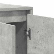 Служебен шкаф Бетонно сиво 135 x 41 x 69 см Инженерно дърво