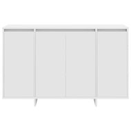 Служебен шкаф Бяло 120 x 41 x 75 см Инженерно дърво