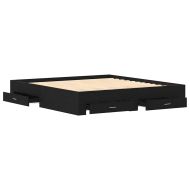 Рамка за легло Черния дъб 180 x 200 cm Инженерно дърво