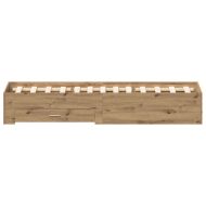 Рамка за легло с чекмедже Дъб 120 x 190 cm Инженерно дърво