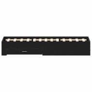 Леглово рамо с чекмеджета с чекмедже Черен дъб 120 x 190 cm