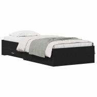 Рамка за легло Черния дъб 90 x 190 cm Инженерно дърво