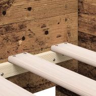 Легло-диван с таблото Старо дърво 75 x 190 cm Инженерно дърво