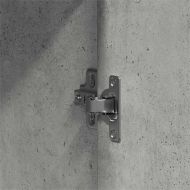 Гардероб с рафт Циментено сиво 55 x 25 x 189 см Инженерно дърво