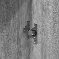 Гардероб с рафт Сив Сонома 55 x 25 x 189 см Инженерно дърво