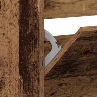 Шкаф за обувки Старо дърво 80 x 21 x 163,5 cm Инженерно дърво