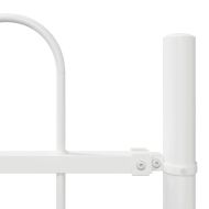 Градска ограда Бяло 15.3 x 1 м Прахово покритие стомана