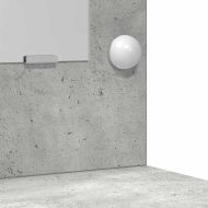 Тоалетка с чекмедже 2 pcs Сив 40 x 41 x 75 см Инженерно дърво