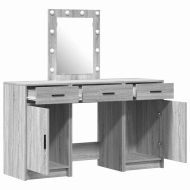 Тоалетка с чекмедже Сив 50 x 41 x 135 см Инженерно дърво