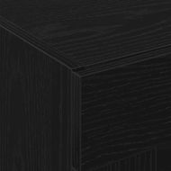 Стенни шкафове 2 pcs Черния дъб 69,5 x 34 x 90 см