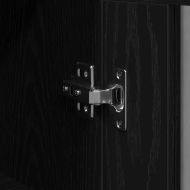 Стенни шкафове 2 pcs Черния дъб 69,5 x 34 x 90 см