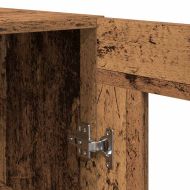 Висок шкаф 2 pcs Старо дърво 69,5 x 34 x 180 см Инженерно дърво