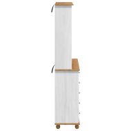 хранилка ASKIM Бяло 91 x 40 x 200.5 см Масивна борова дървесина