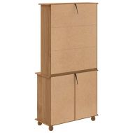 хранилка с чекмедже с рафт ASKIM Меденокафяво 91 х 40 х 184 см