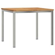 Комплектзахраненевградината 5 pcs Кафяво Масивно акациево дърво