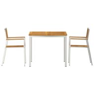 Комплектзахраненевградината Кафяво Масивно акациево дърво