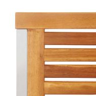 Комплектзахраненевградината 3 pcs Масивно акациево дърво