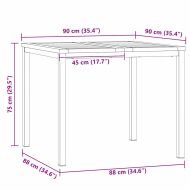 Комплектзахраненевградината 5 pcs Масивно тиково дърво