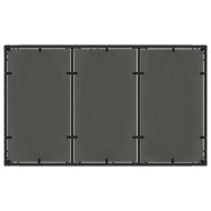 Комплект за хранене в градината 5 pcs Черно Полиратан