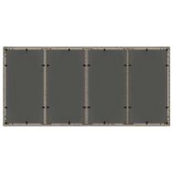 Комплект за хранене в градината 7 pcs Сив Полиратан