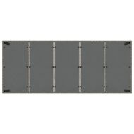 Комплект за хранене в градината 9 pcs Сив полиратан