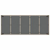 Комплект за хранене в градината 9 pcs Бежово Полиратан