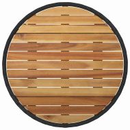 Комплект за хранене в градината 5 pcs Черно Полиратан