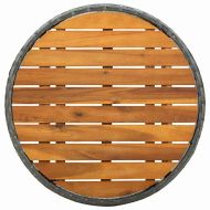 Градински бистро комплект 3 pcs Сив Полиратан