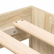 Рамка за легло Сонома дъб 100 x 200 cm Инженерно дърво