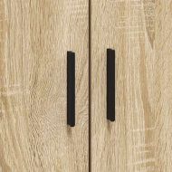 Рамка за легло Сонома дъб 100 x 200 cm Инженерно дърво