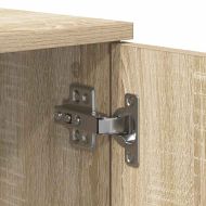 Рамка за легло Сонома дъб 100 x 200 cm Инженерно дърво