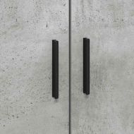 Рамка за легло Циментено сиво 100 x 200 cm Инженерно дърво