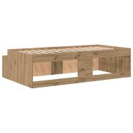 Рамка за легло с чекмедже Дъб 80 x 200 cm Инженерно дърво